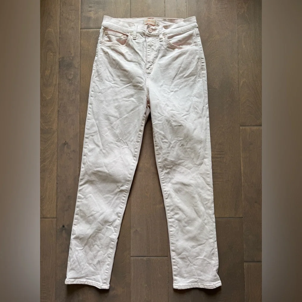 Tory Burch Mara Cropped Stretchy Jeans-Ballet Pink